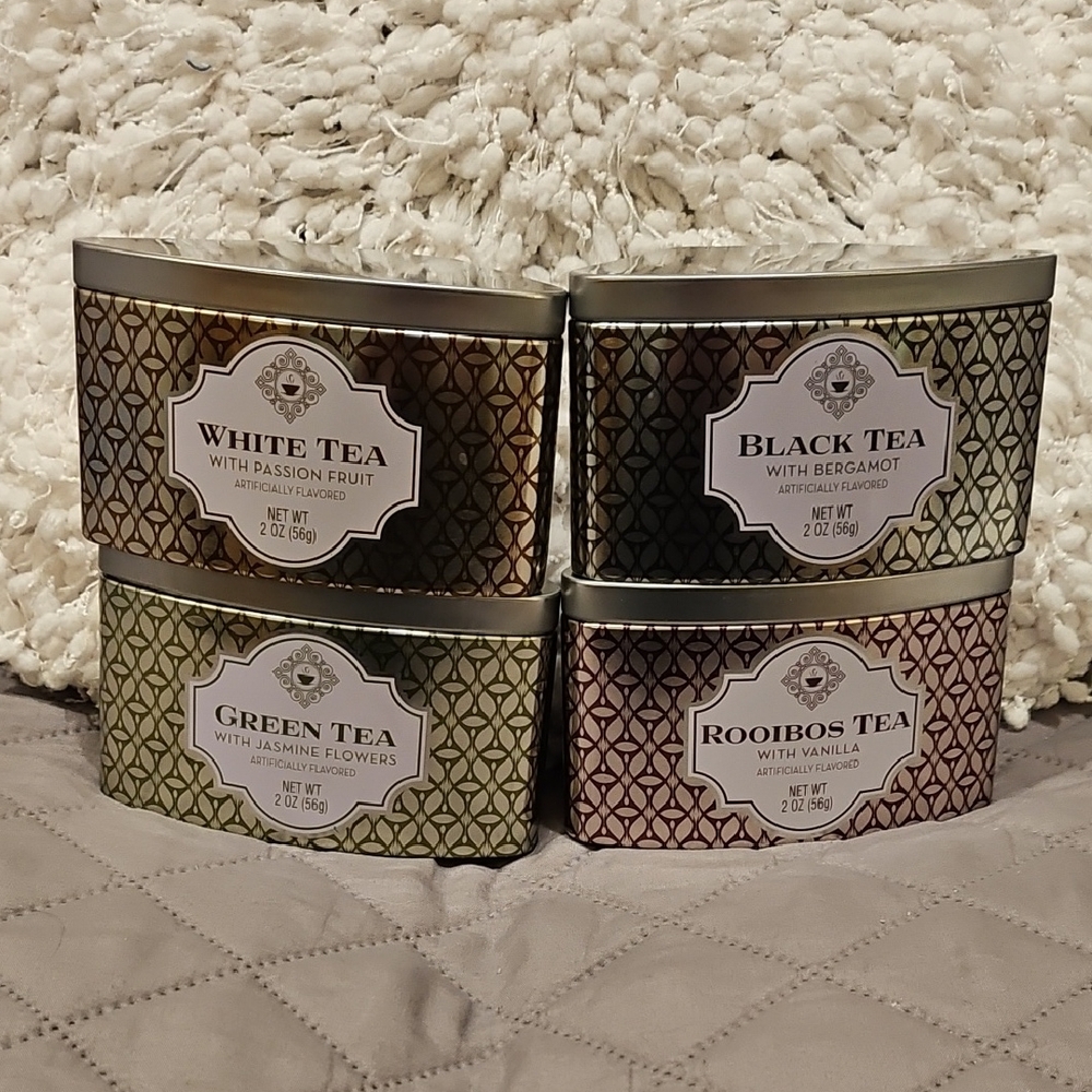 4 Tins of Loose Tea By Designpac Gifts